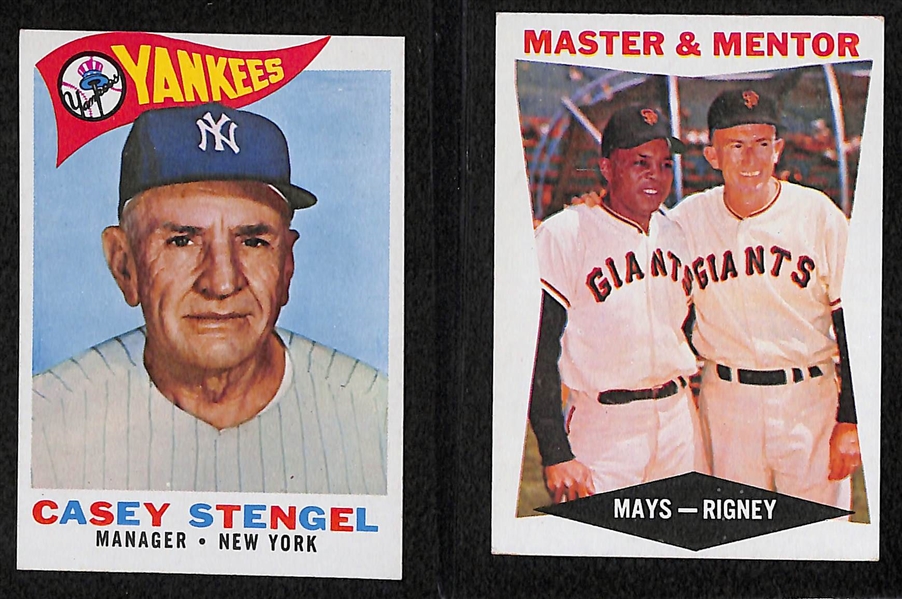 Lot of 260 - 1960 Topps Baseball Cards w. Frank Robinson
