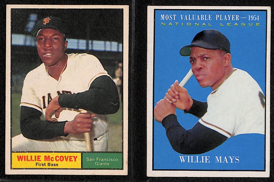 Lot of 99 - 1961 Topps Baseball Cards w. Sandy Koufax