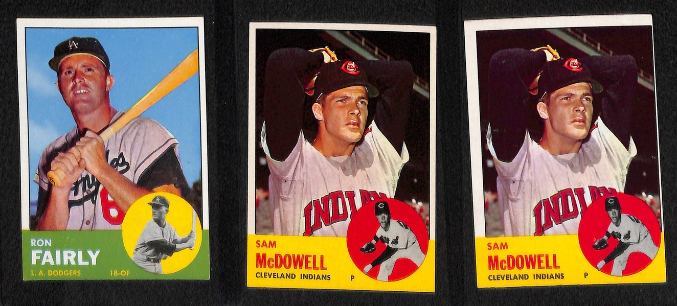 Lot of 167 1962-1964 Topps Baseball Cards w. 1962 Killebrew