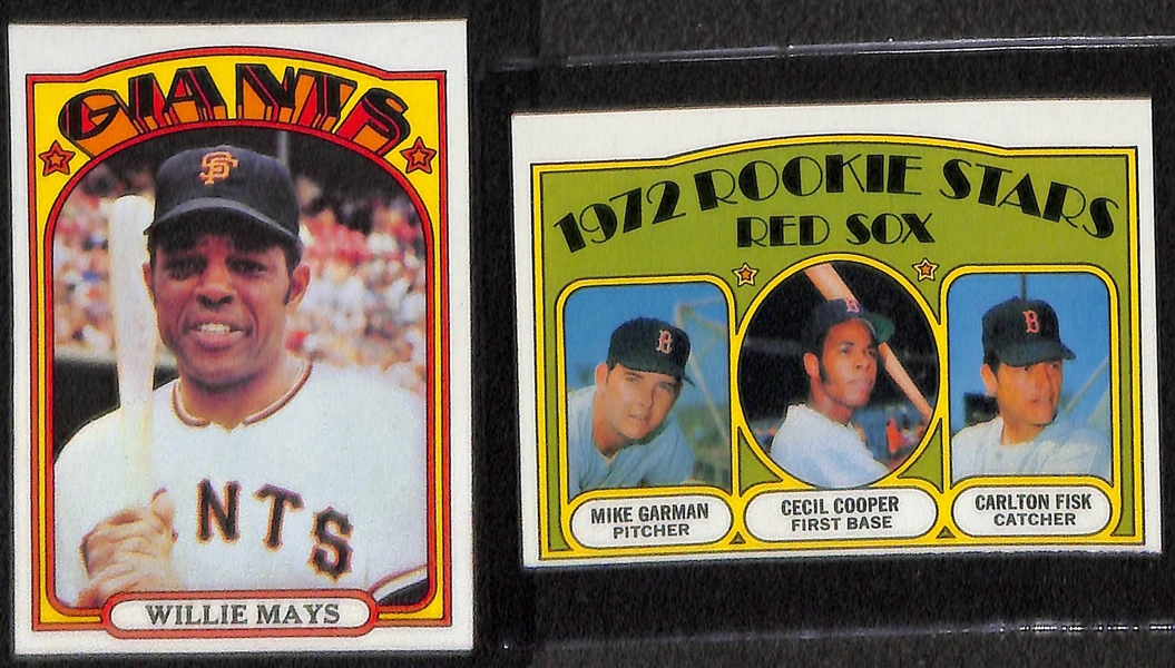 1972 Topps Baseball Partial Set - 650+ Different Cards of This 787 Card Set w. Nolan Ryan 