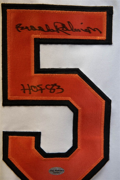 Brooks Robinson Autographed Orioles Jersey - Leaf COA