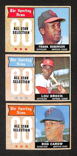 Lot of 400+ 1968 Topps Baseball Cards w. Yastrzemski