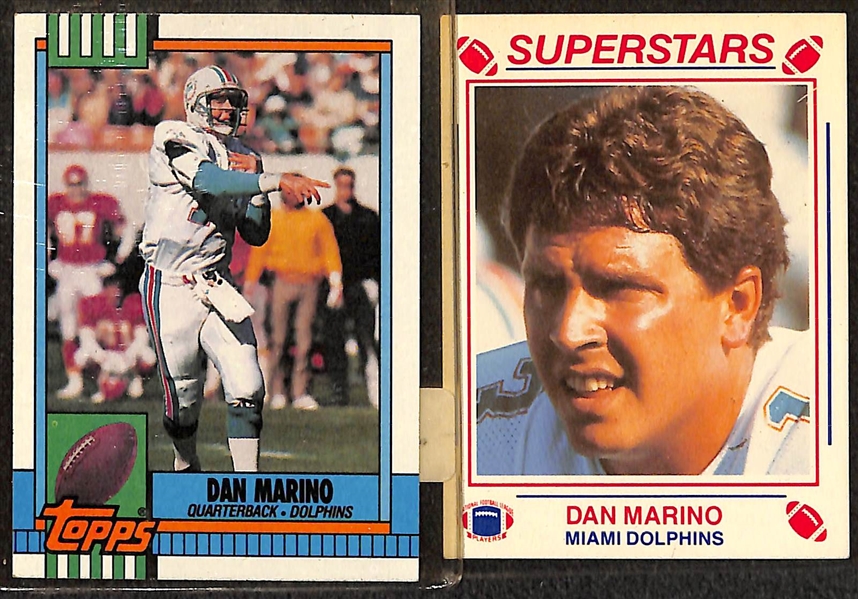 Lot of 75+ Dan Marino Cards w/NM Rookie (SGC 84) including Inserts