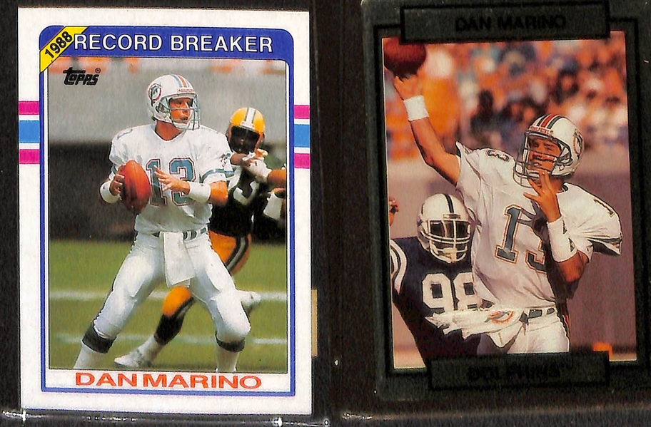 Lot of 75+ Dan Marino Cards w/NM Rookie (SGC 84) including Inserts