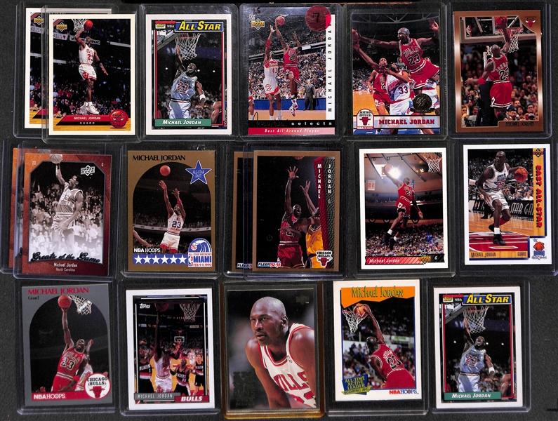 Lot of 65+ Michael Jordan Cards and Inserts