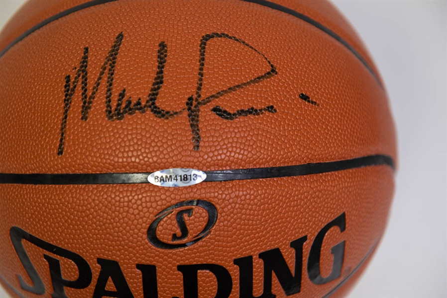 Mark Price Autographed Spalding Indoor Basketball - UDA