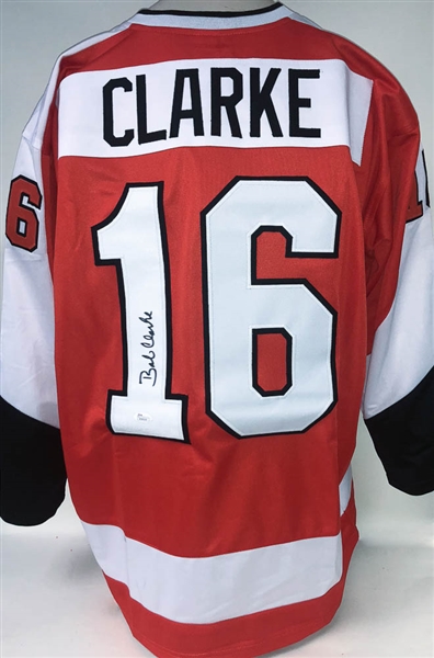 Bobby Clarke Signed Flyers Jersey - JSA