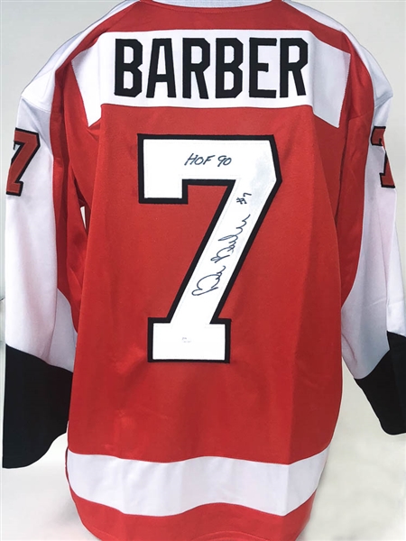Bill Barber Signed Flyers Jersey - JSA