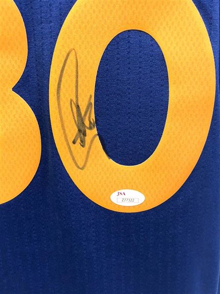 Stephen Curry Signed Golden State Warriors Jersey - JSA LOA