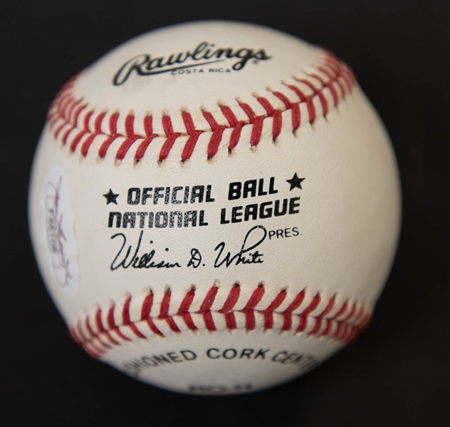 Pete Rose Signed National League Baseball - JSA