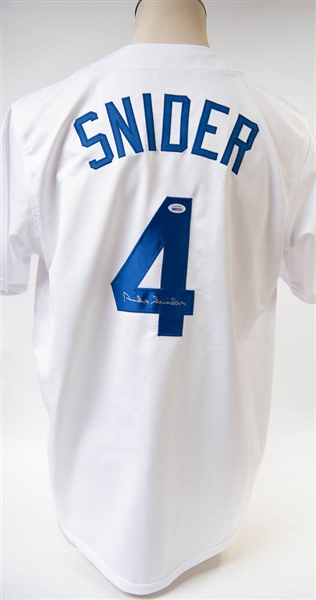 Duke Snider Signed Dodgers Jersey - PSA/DNA