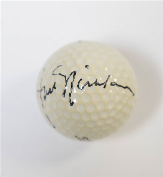 Jack Nicklaus Signed Titleist Golf Ball - JSA LOA