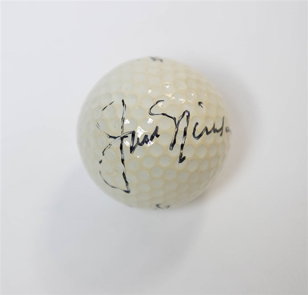 Jack Nicklaus Signed Titleist Golf Ball - JSA LOA