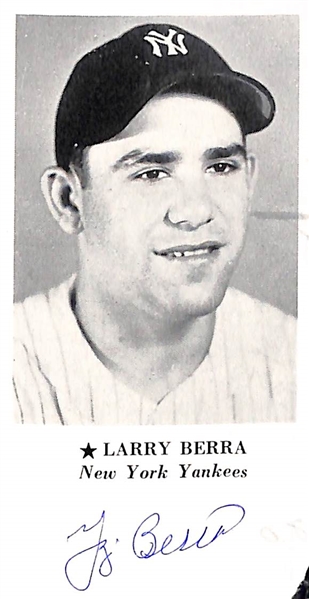 1951 MLB All-Star Program Signed by Berra, Kiner, Newcombe, Shantz, Westlake - JSA Auction Letter