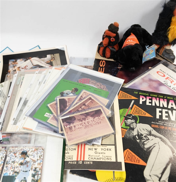 Bulk Baltimore Orioles & Colts Memorabilia Lot 