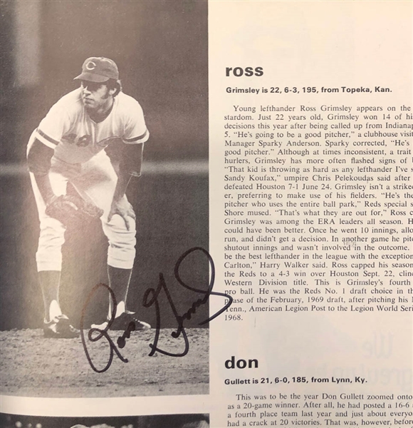 Lot of 4 Signed World Series Programs/Championship Series/Scorecards  1972-1973 - JSA Auction Letter