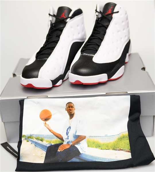2018 Nike Air Jordan 13 Retro He Got Game w. Limited Ed. Ray Allen Movie Tshirt - Size 13 (Jordan's Actual Size)