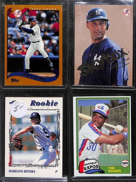 (270+) Baseball Card Lot inc. Derek Jeter, Ken Griffey Jr. and Bo Jackson