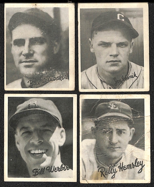 Lot of (16) 1936 (R322) Goudey Baseball Cards w. Pepper Martin