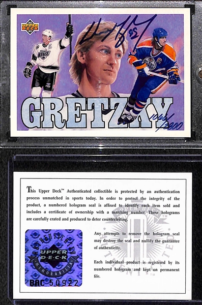 1992-93 Upper Deck Wayne Gretzky Hockey Heroes Autograph #d /2800