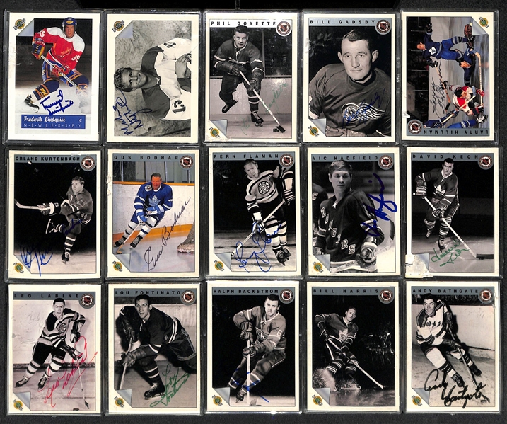 Lot of (55+) Autographed Hockey Cards Feat. Frederik Lindquist