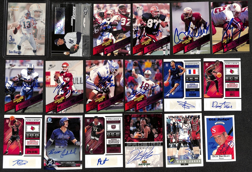 Lot of (750+) Mixed Sports Card Lot w. (90+) Autographs, (15+) Relics, Shaq Rookies, and Much More!