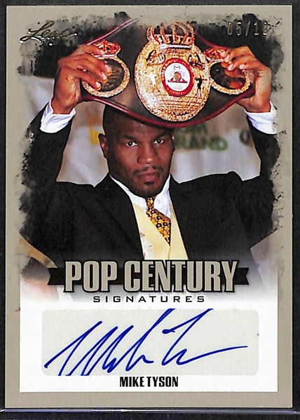 2015 Leaf Pop Century Mike Tyson Autograph #d 5/10