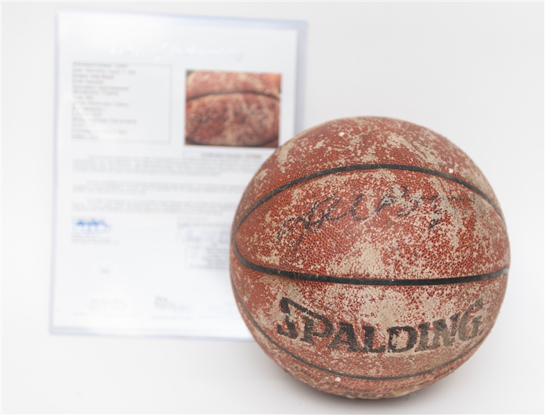 Poor Quality Kobe Bryant Signed Official NBA Basketball (PSA/DNA Sticker & Full JSA Letter)
