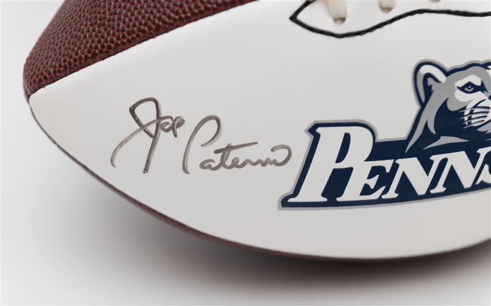Joe Paterno Autographed Penn State Baden Football (JSA LOA)