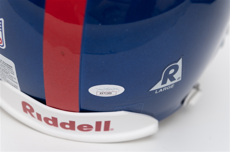 Eli Manning Autographed Riddell On Field New New York Giants Football Helmet (JSA LOA)