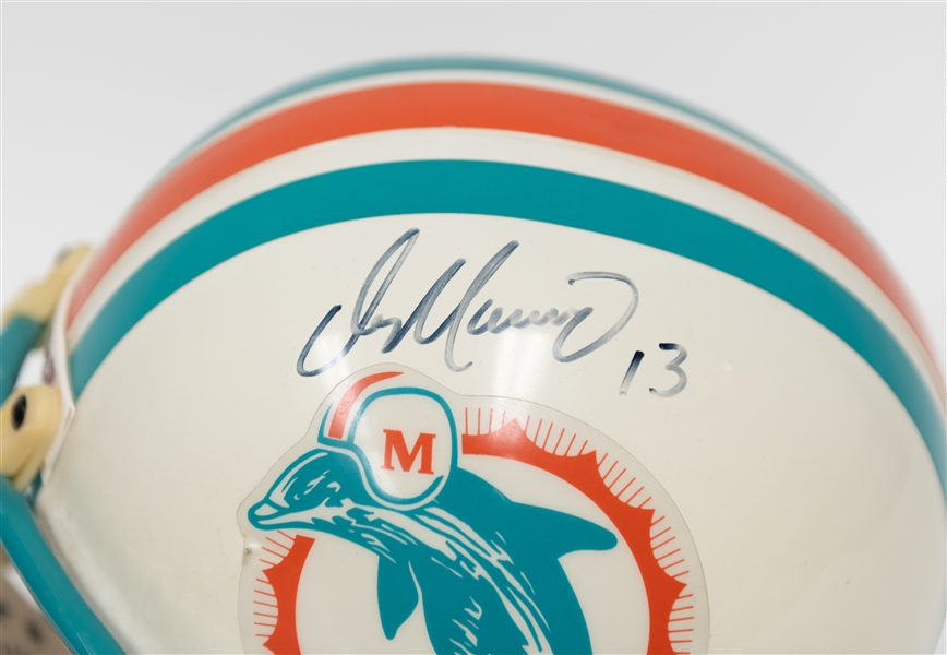 Dan Marino Signed Full-Size Riddell Miami Dolphins Helmet (UDA Sticker & JSA Auction Letter)
