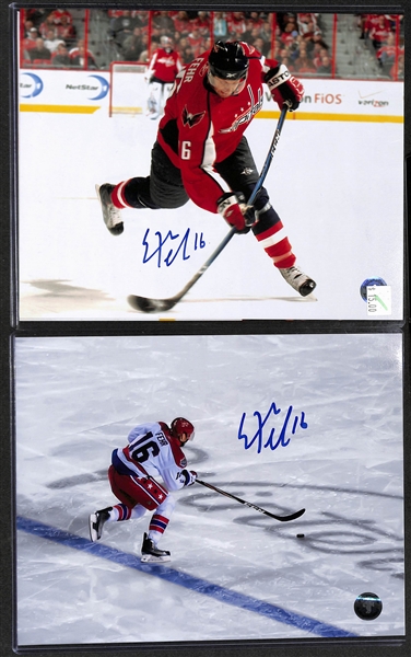 Lot of (14) Hockey Autographs Inc. Gordie Howe 8.5x11 UDA Hockey Heroes (PSA/DNA), Jeremy Roenick Photo, + (JSA Auction Letter)