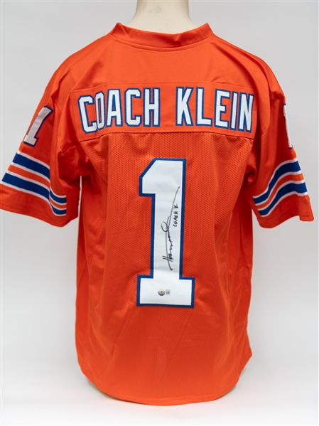 Henry Winkler Coach Klein Signed Jersey Based on His Character in the Movie The Waterboy: - Beckett Authentic