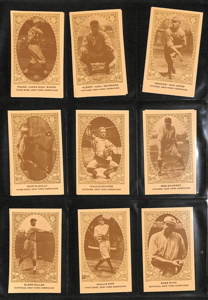 Lot of (6) Goudey and American Caramel Reprint Sets - 1933 Goudey, 1934 Goudey, 1936 Black and White, (2) American Caramel