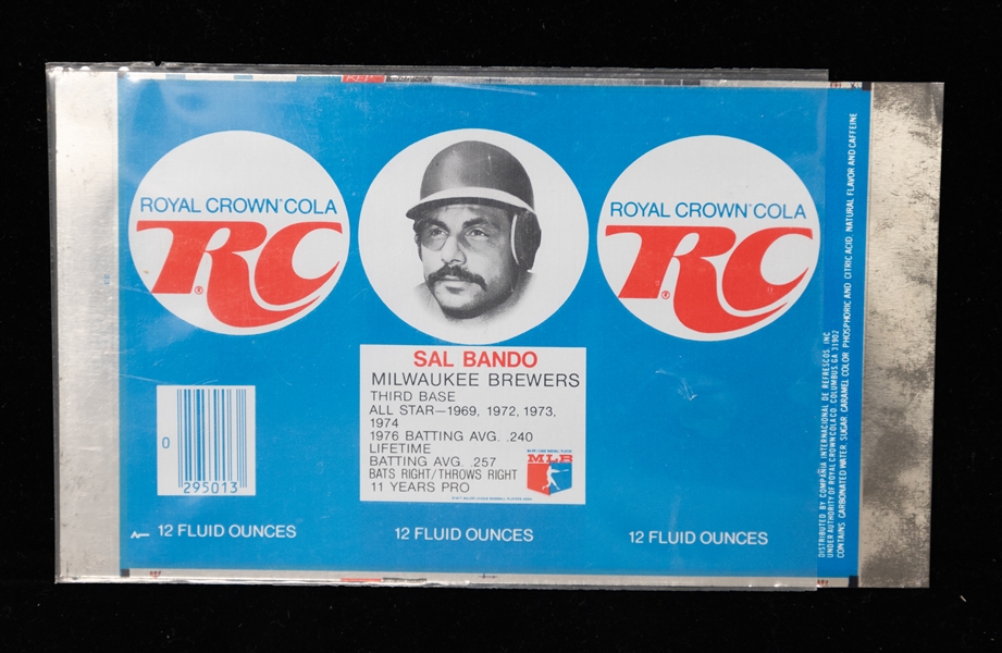 Lot of (42) 1977 RC Cola Cans inc. (30) Baseball, (7) Football, (5) Basketball Inc. Kareem Abdul-Jabbar, George Brett