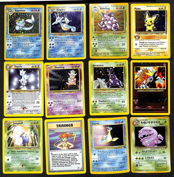 Lot of (800+) 1990s and 2000s Pokemon Cards inc. (27) Holos- Base Set, Jungle, Fossil, Team Rocket, +