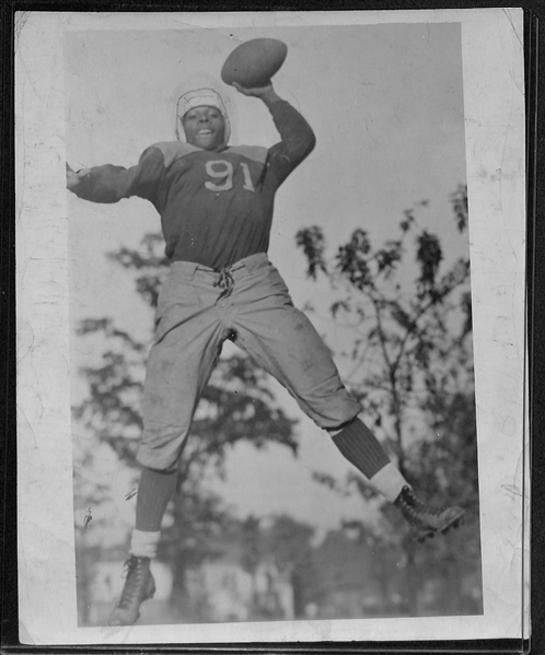 Lot of (7) Vintage Football Type 1 Photographs w Negro League c.1940s 
