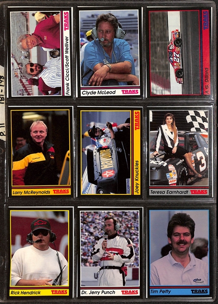 Lot of (2) 1991 Maxx NASCAR Racing Sets & (1) 1991 Traks NASCAR Set