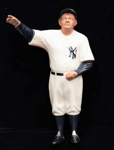 (3) Original Late 1950s Hartland Figurines - Babe Ruth, Yogi Berra, Ted Williams