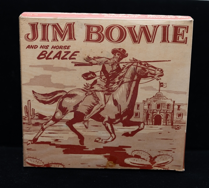 Late 1950s Jim Bowie Hartland Figurine in Original Box w. All Accessories
