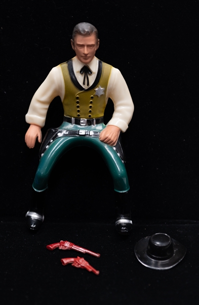 Late 1950s Wyatt Earp Hartland Figurine in Original Box w. All Accessories & Pamphlet