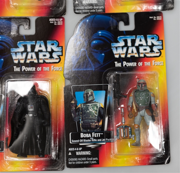 1979 Darth Vader Model & Lot of (6) 1995 Star Wars Figures 