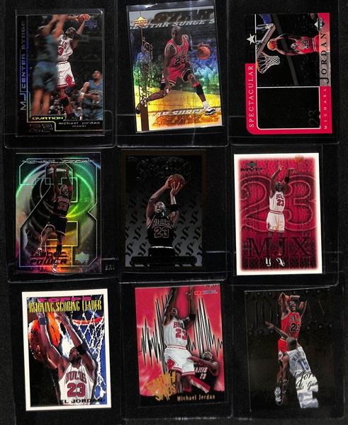 Lot of (45+) Michael Jordan Cards inc. Inserts and More - Topps Finest, Upper Deck, SkyBox, Topps, Fleer, +