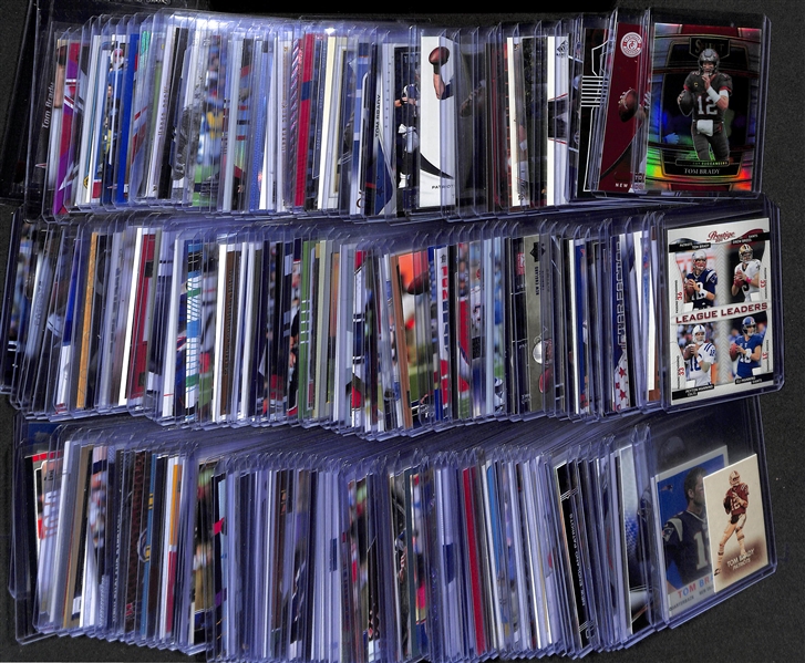 Lot of (150+) Tom Brady Cards w/ Inserts, Parallels, and Chrome