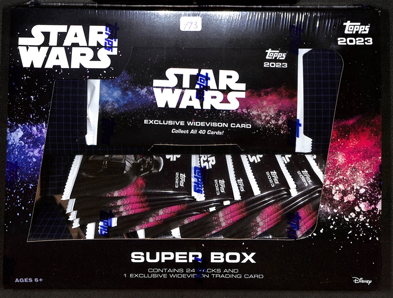Sealed 2023 Topps Star Wars Super Hobby Box 