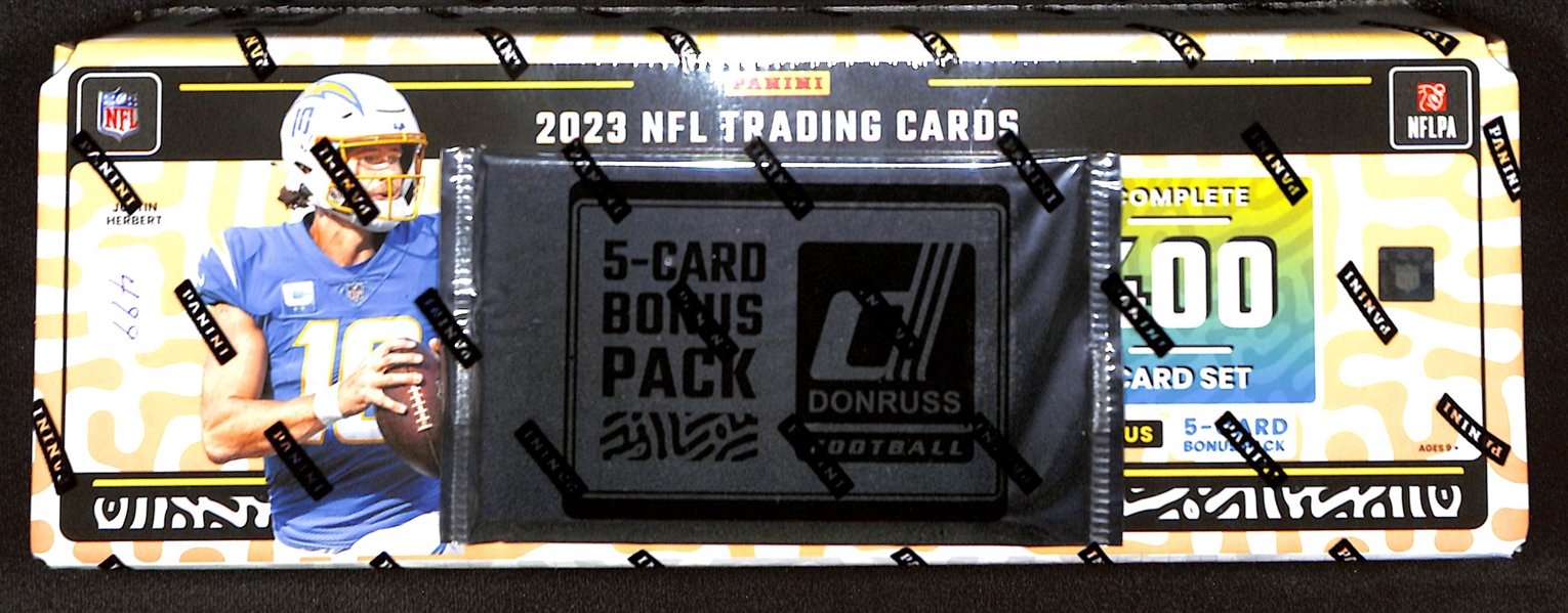 Sealed 2023 Panini Donruss Football Complete Set of 400 Cards & 100 Rated Rookie Cards