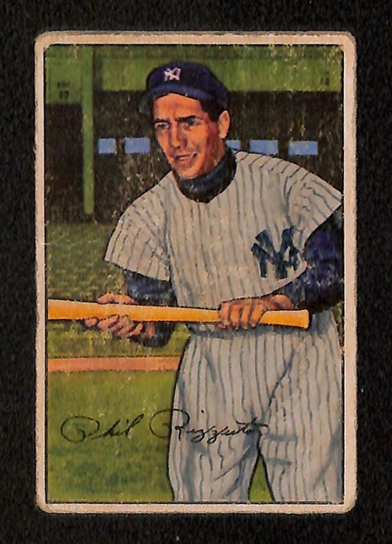 Lot of (32) 1909-1954 Tobacco & Bowman Baseball Cards w. 1953 Bowman Phil Rizzuto