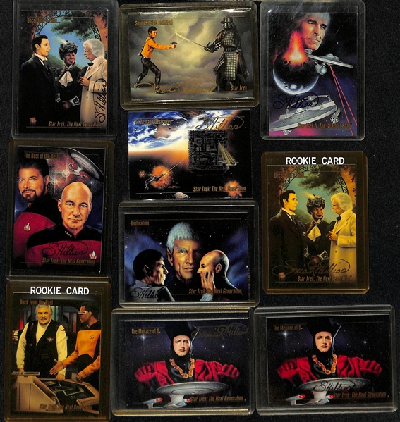 Lot of (20) Sonia B Hillios Signed Star Trek Tradings Cards (JSA Auction Letter)