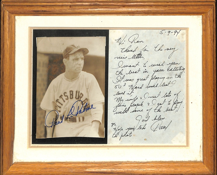 (28) Old-Timer Baseball Autographs w. Musial, Doerr, Rizzuto, Sam Byrd, Hermanski, + (JSA Auction Letter)