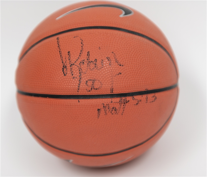(3) Basketball Autographed Items - Shoe (Jrue Holiday, Donyell Marshall, Jason Smith), David Robinson Signed Mini Basketball, & Signed Duke Mini Basketball (N. Smith, K. Singler) - JSA Auction Letter